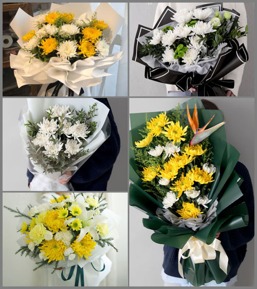 湖南湘潭湘乡市栗山镇白事花束代送